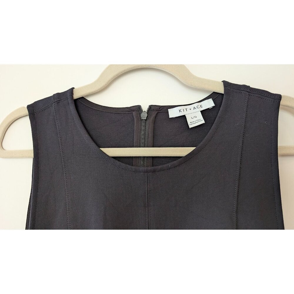 Kit + Ace Knit Serenity Sleeveless Shift Dress w Pockets - Picture 2 of 4